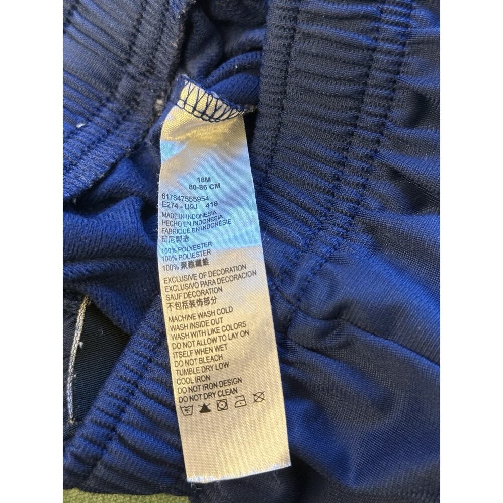 Nike Dri-Fit Toddler 18M Navy Blue Baby Jacket and Pants Tracksuit Set - Picture 13 of 14